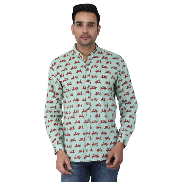 Print Jade Ride Shirt
