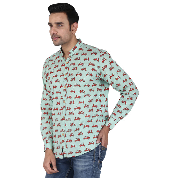 Print Jade Ride Shirt