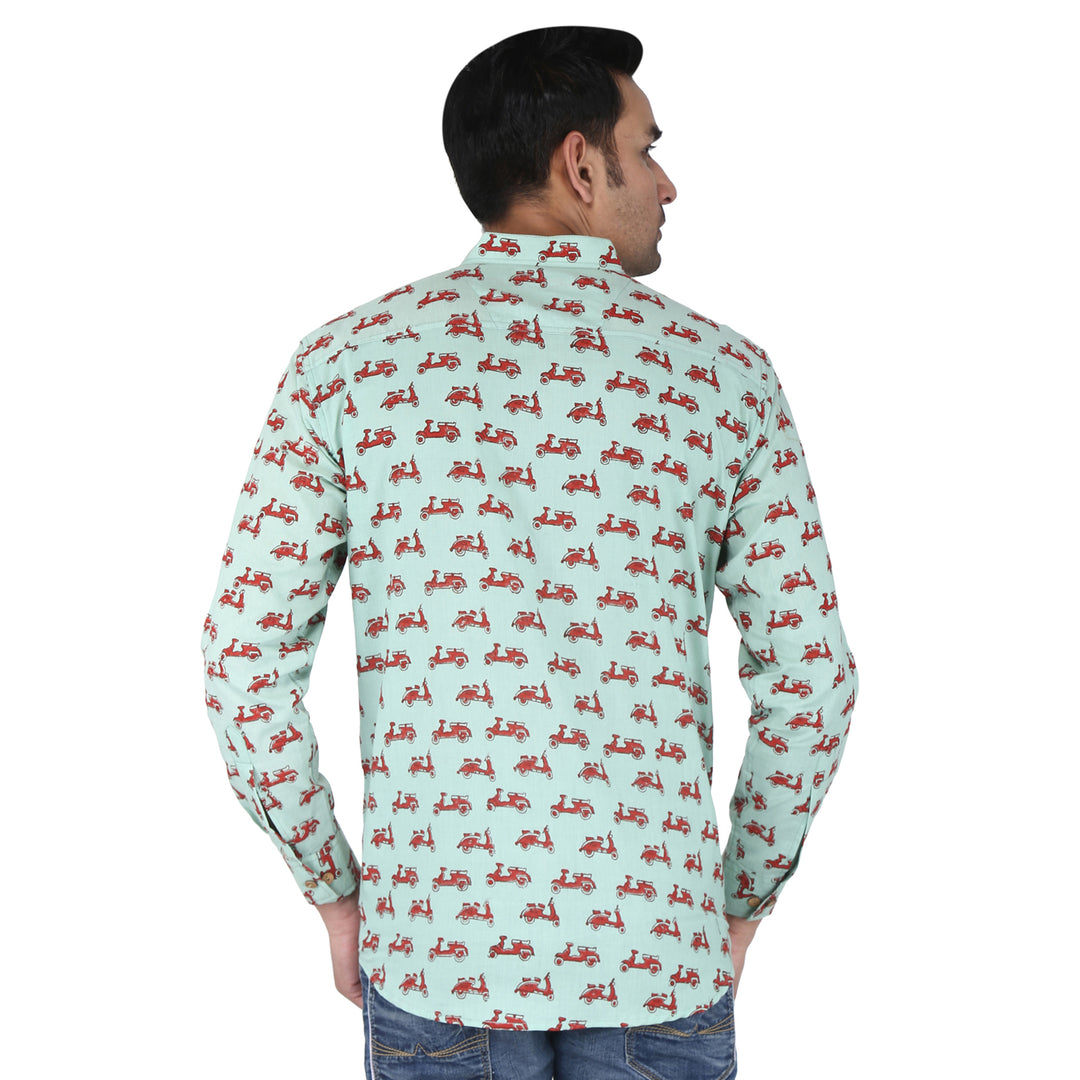 Print Jade Ride Shirt