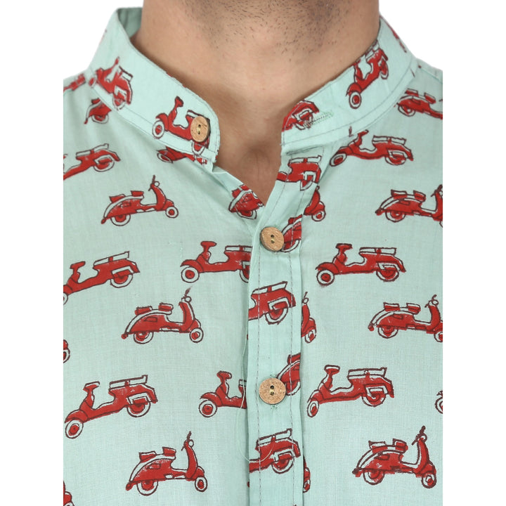 Print Jade Ride Shirt