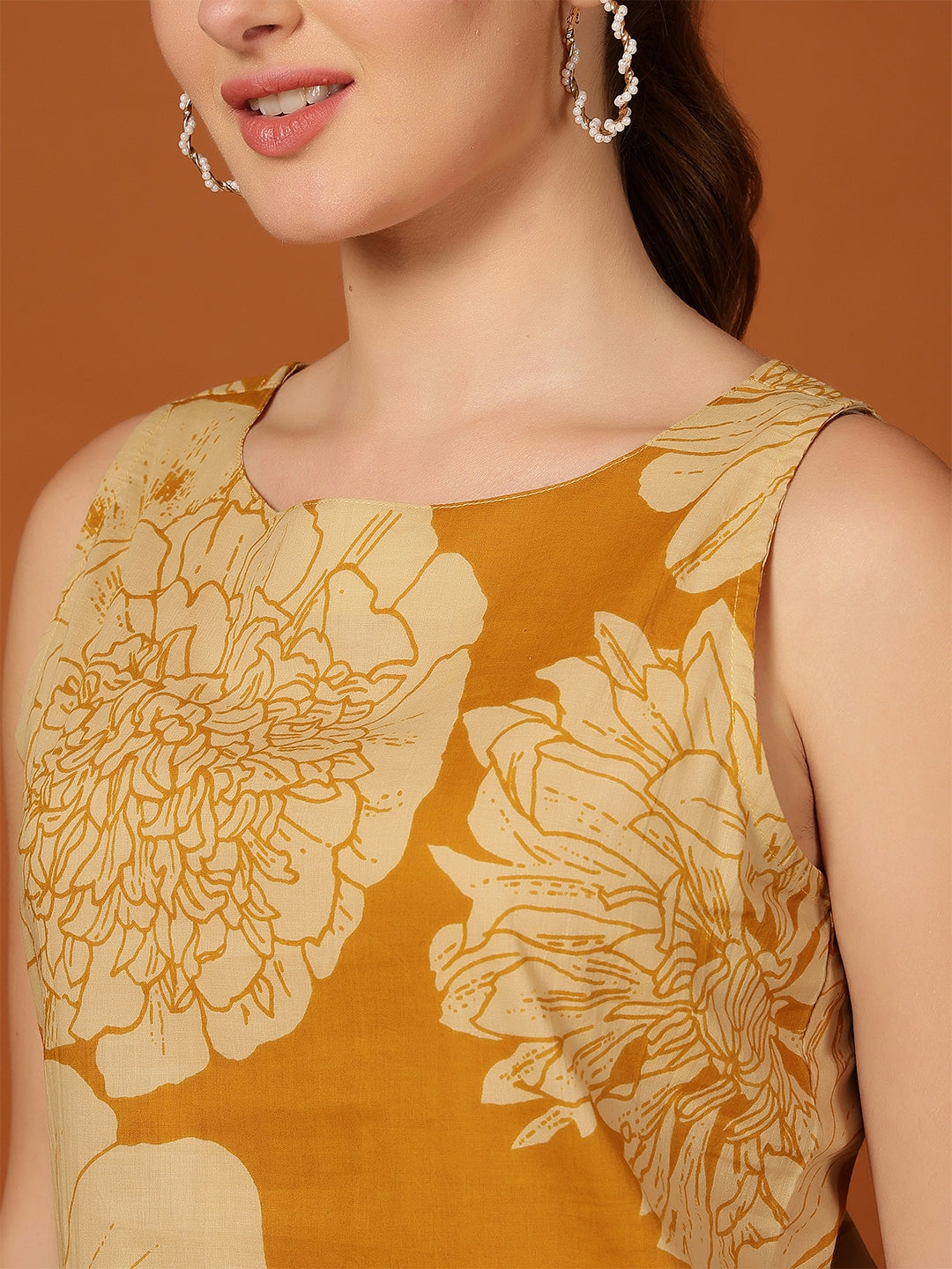 Vasant Peony Kurti