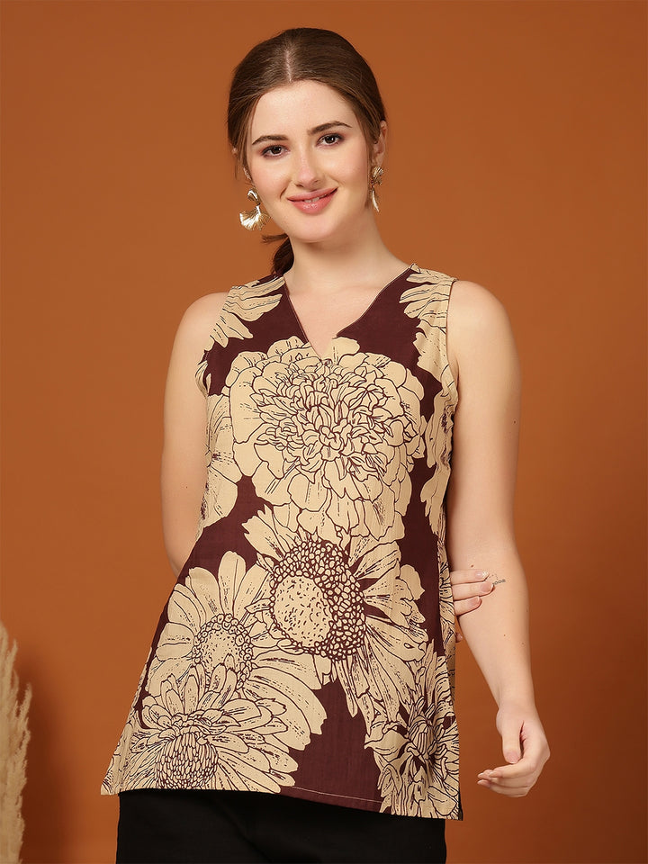 Bandhani Peony Kurti