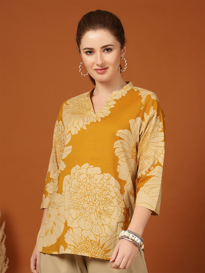 Golden Marigold Kurti