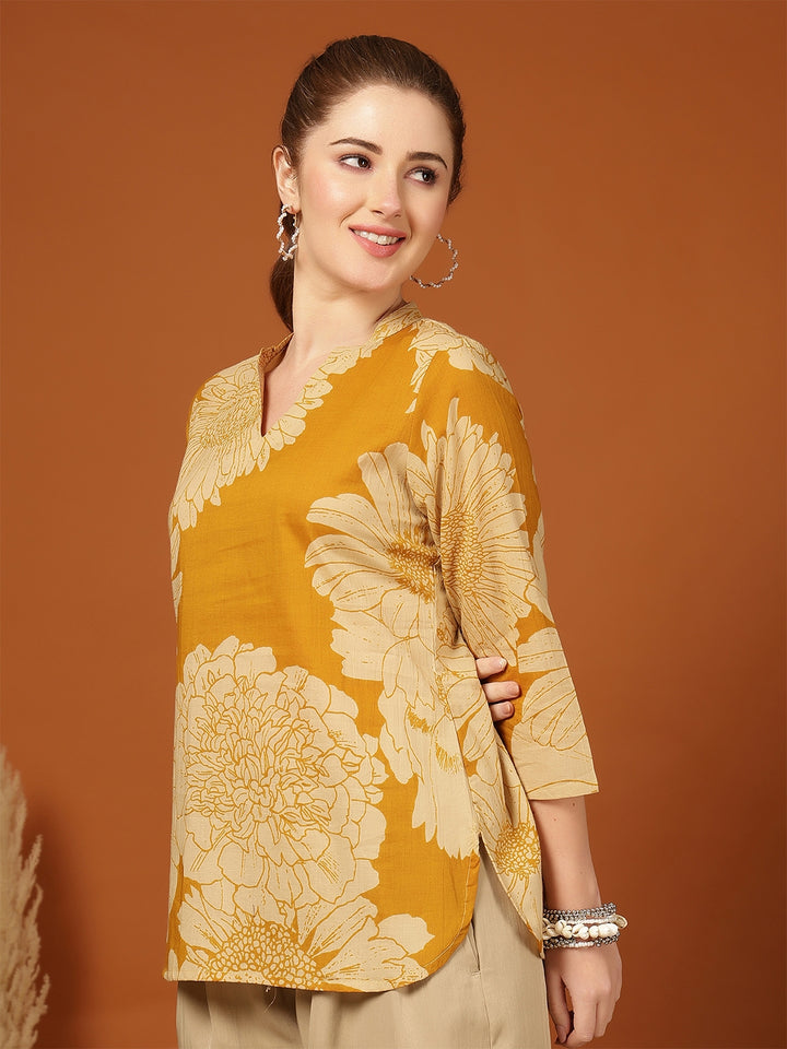 Golden Marigold Kurti
