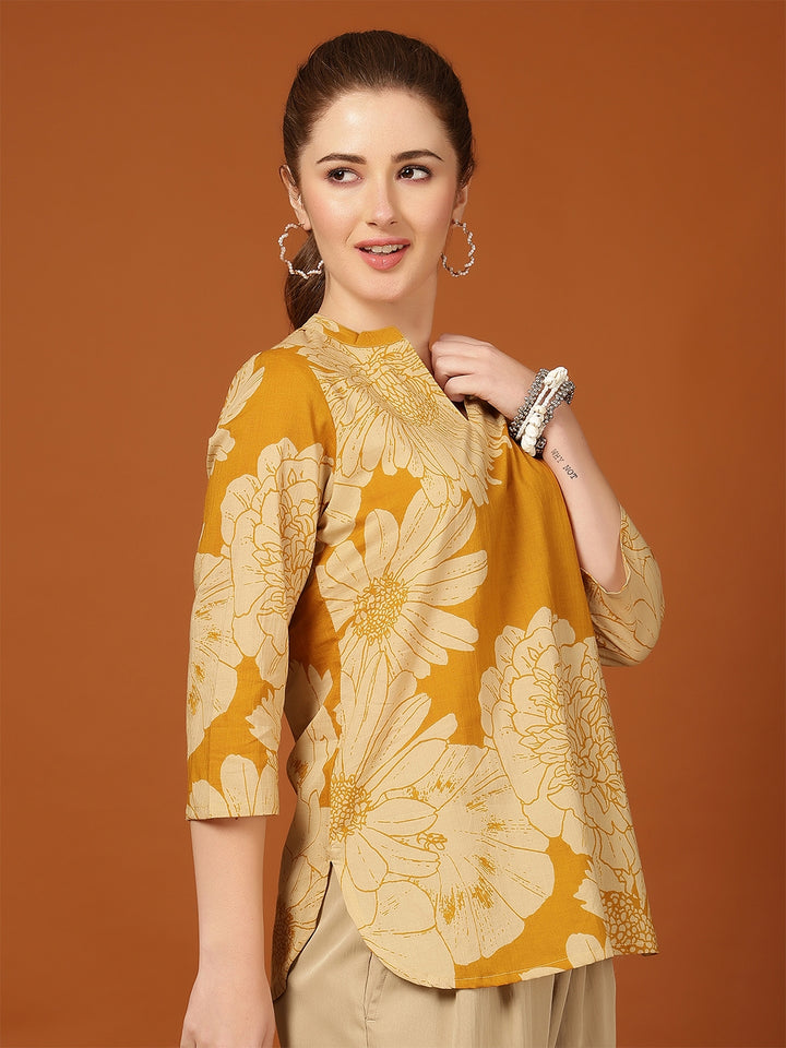 Golden Marigold Kurti