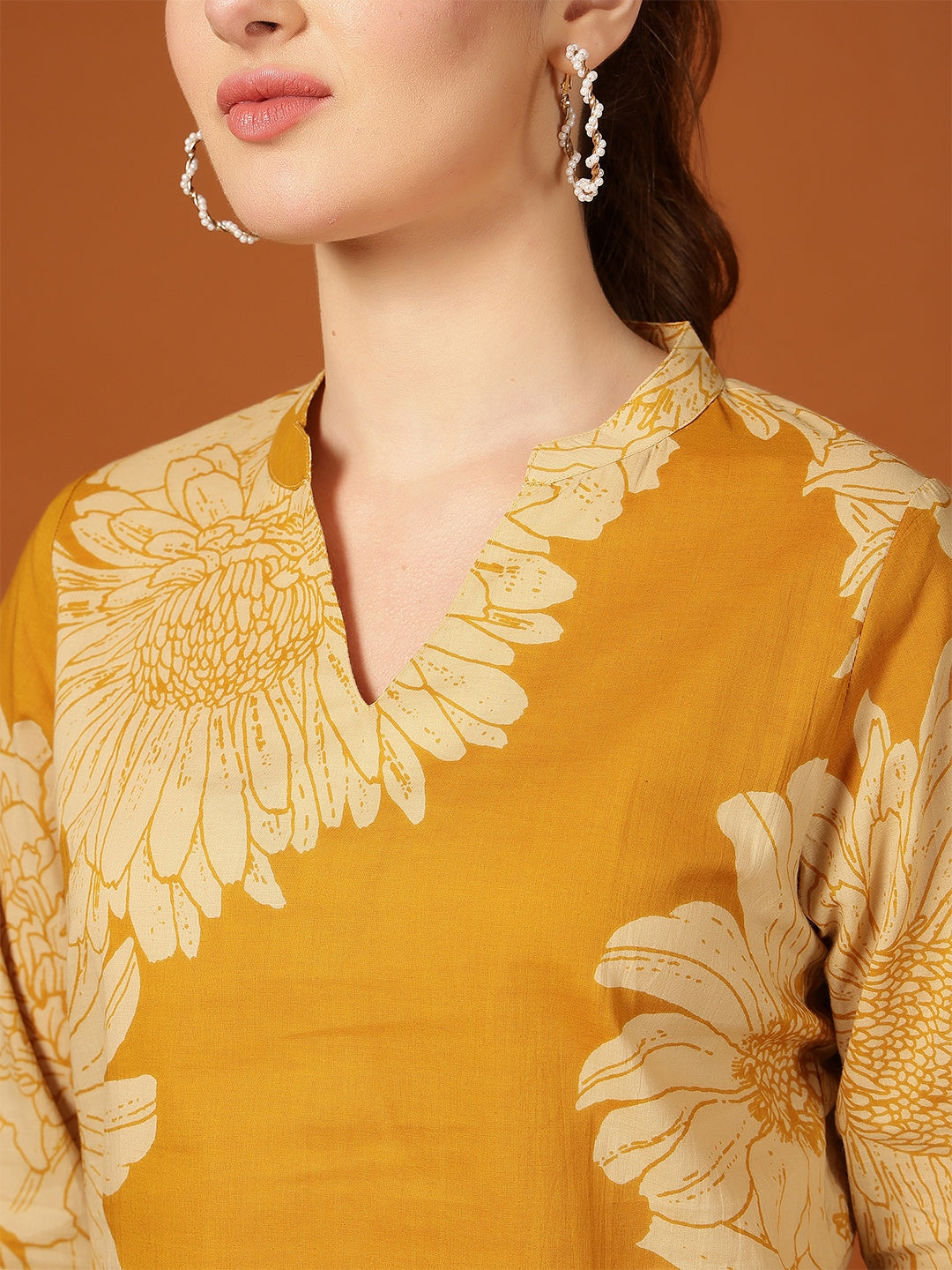 Golden Marigold Kurti