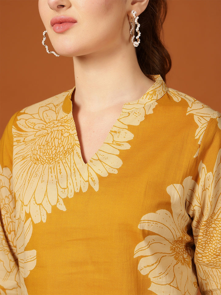 Golden Marigold Kurti